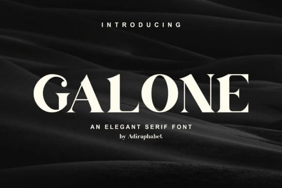 Galone Font