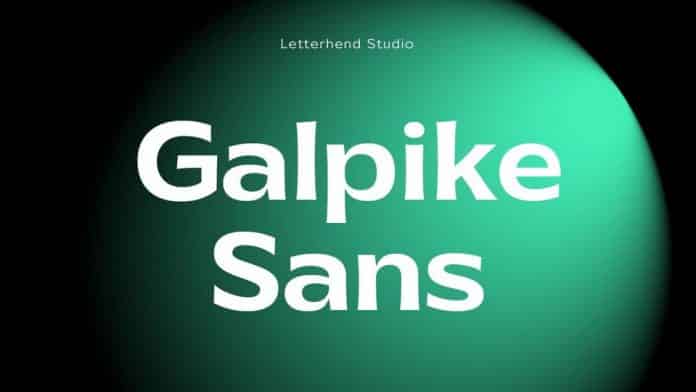 Galpike Sans font