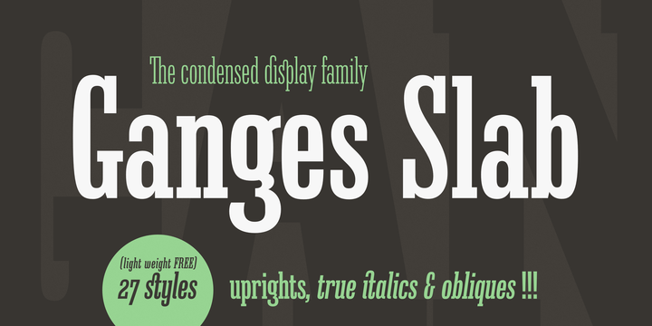 Ganges Slab Font Free Download