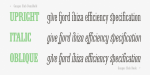 Ganges Slab Font