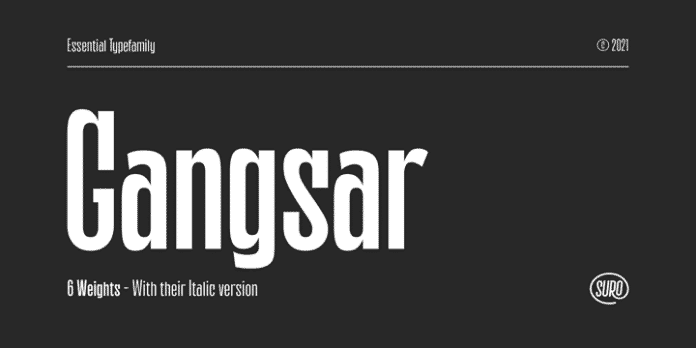 Gangsar Font