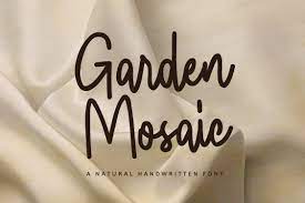 Garden Mosaic - beauty Handwritten