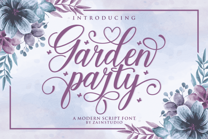 Garden Party Script Font