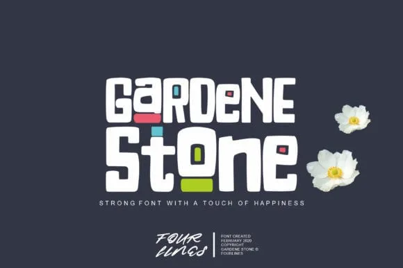 Gardene Stone Font