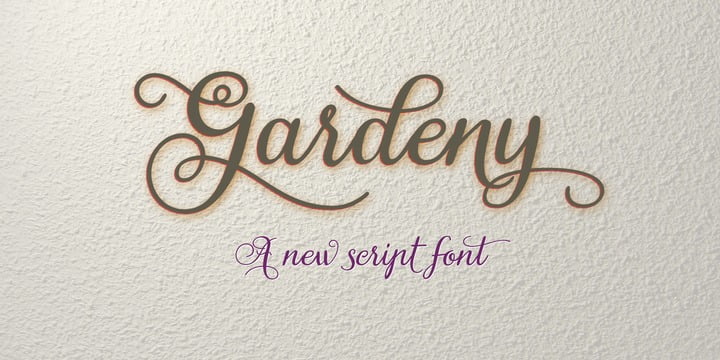 Gardeny Font Free Download