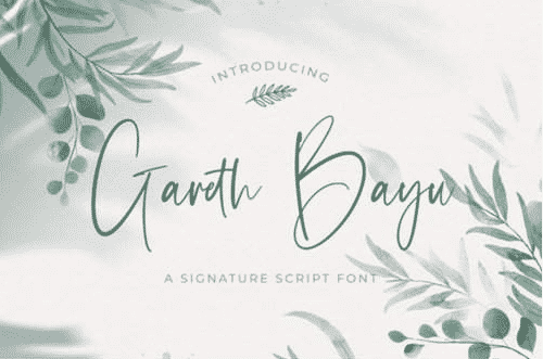 Gareth Bayu Font