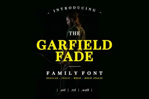 Garfield Fade Family Font