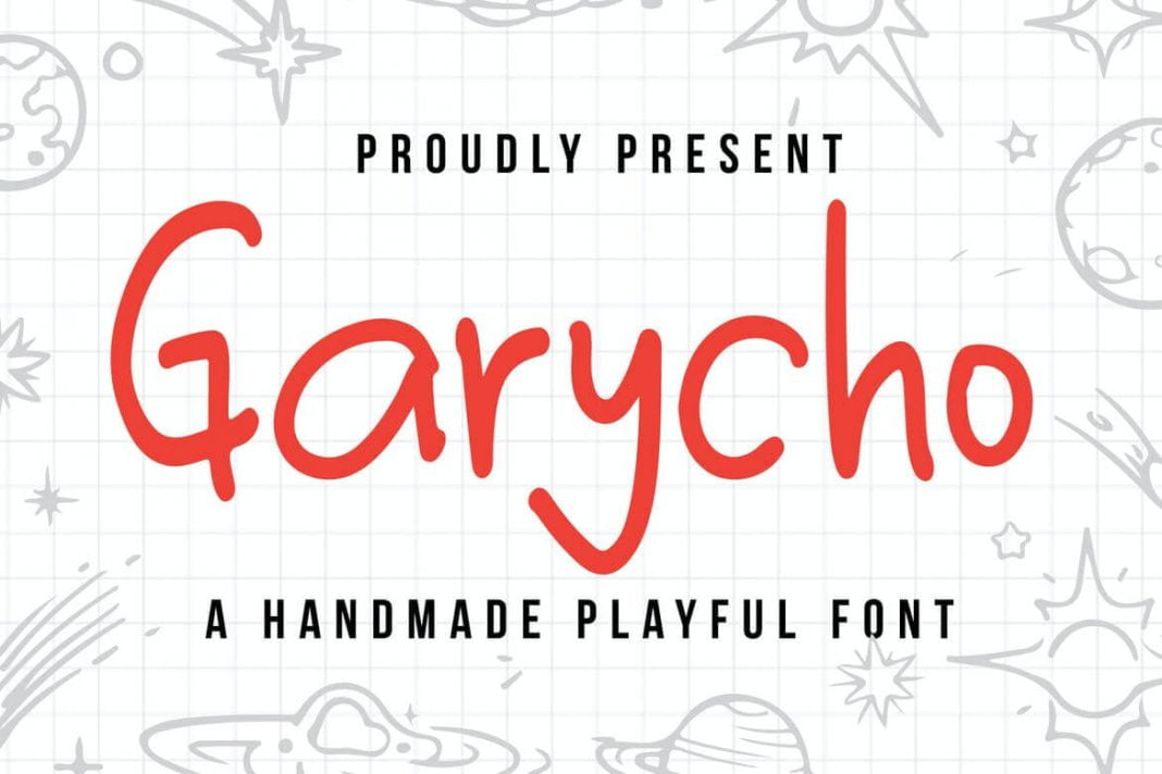 Garycho - A Handmade Playful Font