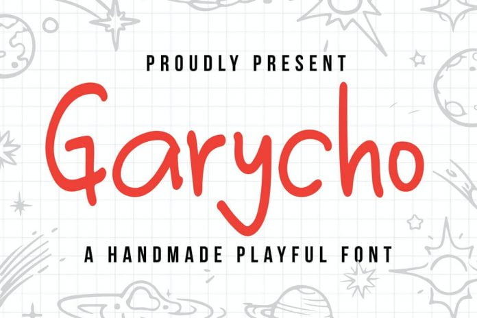 Garycho - A Handmade Playful Font