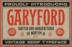 Garyford Vintage Display Font