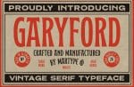 Garyford Vintage Display Font