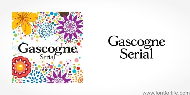 Gascogne Serial Font