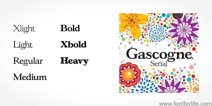 Gascogne Serial Font