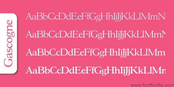 Gascogne Serial Font