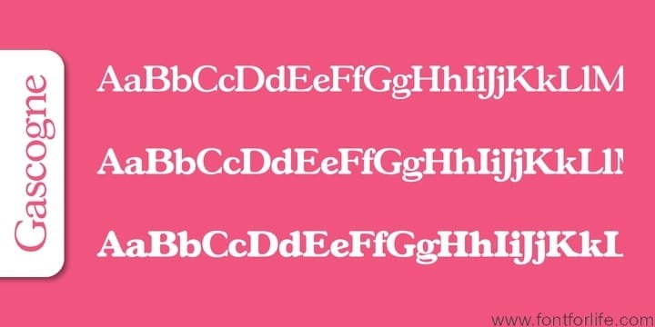 Gascogne Serial Font