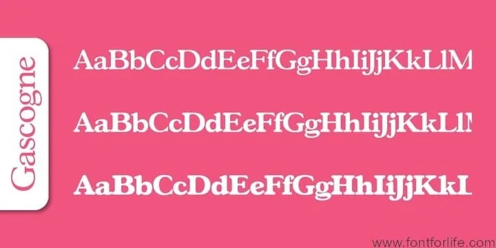 Gascogne Serial Font