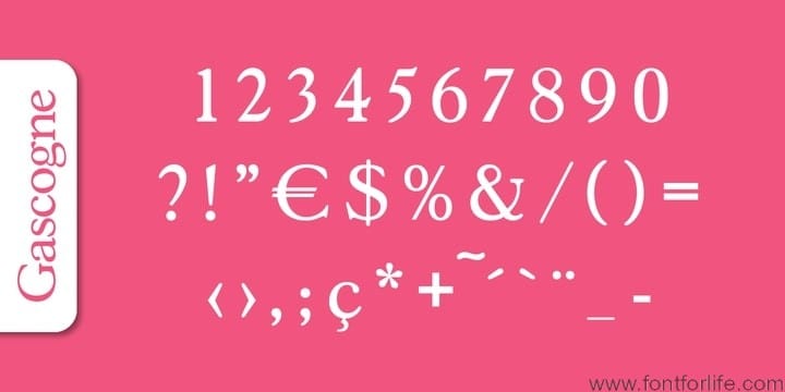 Gascogne Serial Font