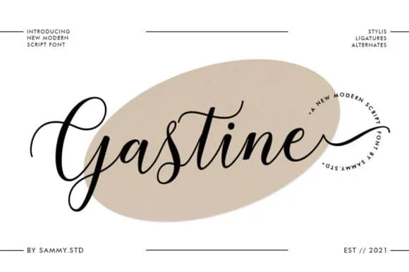 Gastine Script Font
