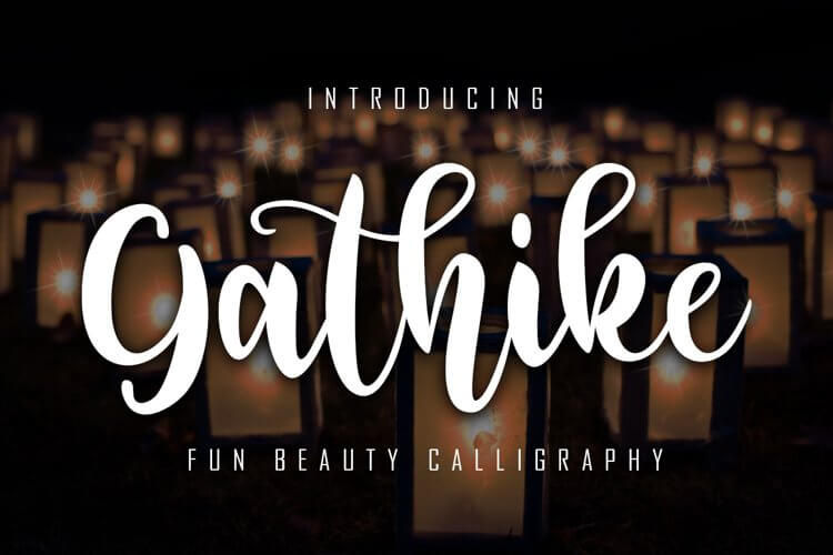Gathike Fun Beauty Calligraphy