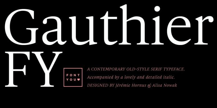 Gauthier FY Font