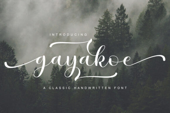 Gayakoe Font