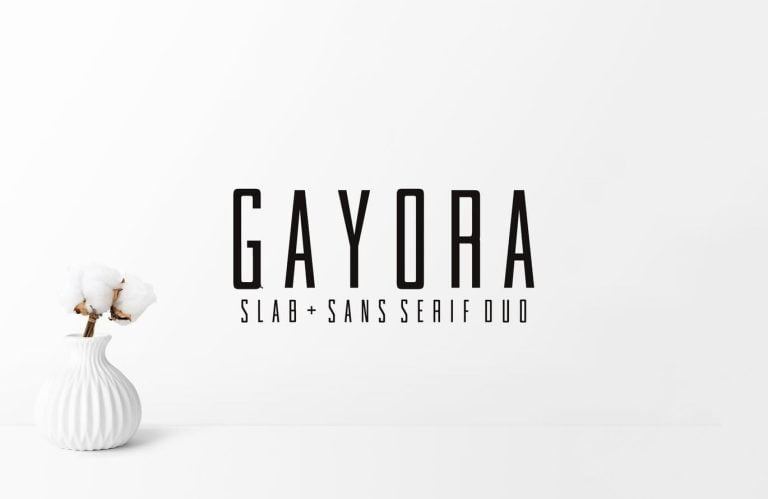 Gayora Slab Serif Duo Font Free Download