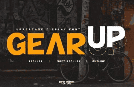 Gear Up Sporty Font