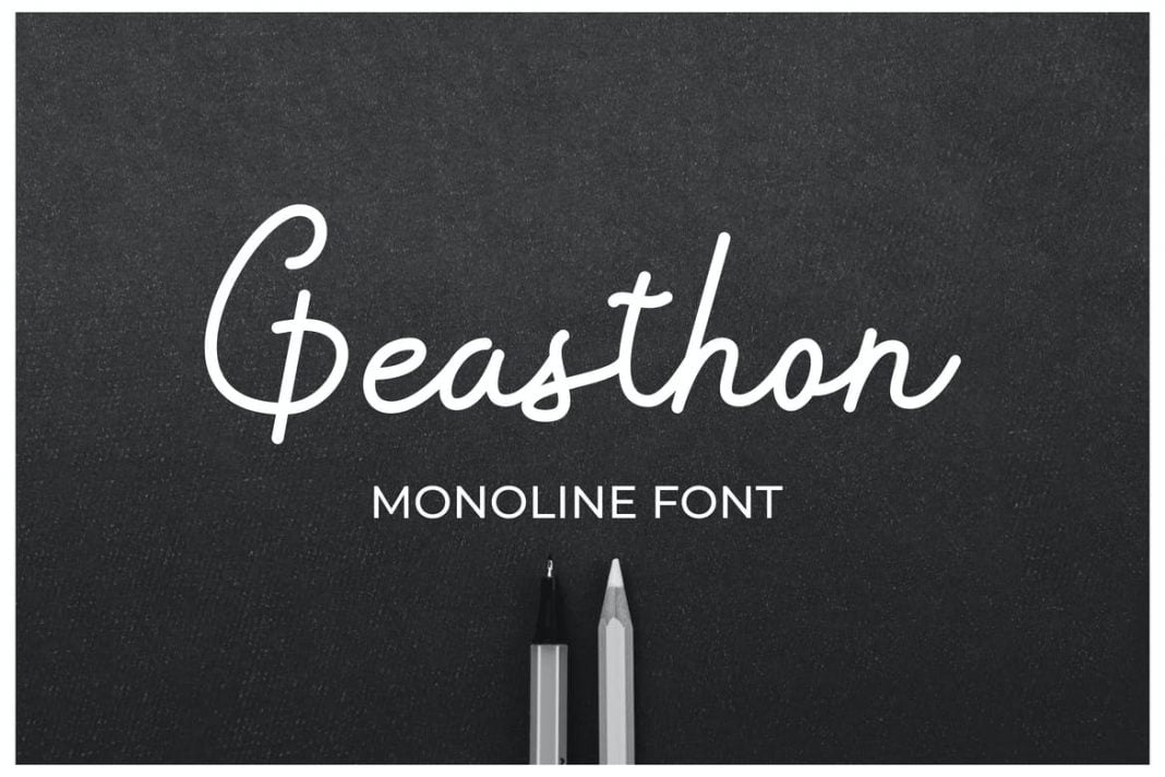 Geasthon - Monoline Font