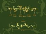 Geckotail Font
