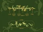 Geckotail Font