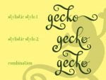 Geckotail Font
