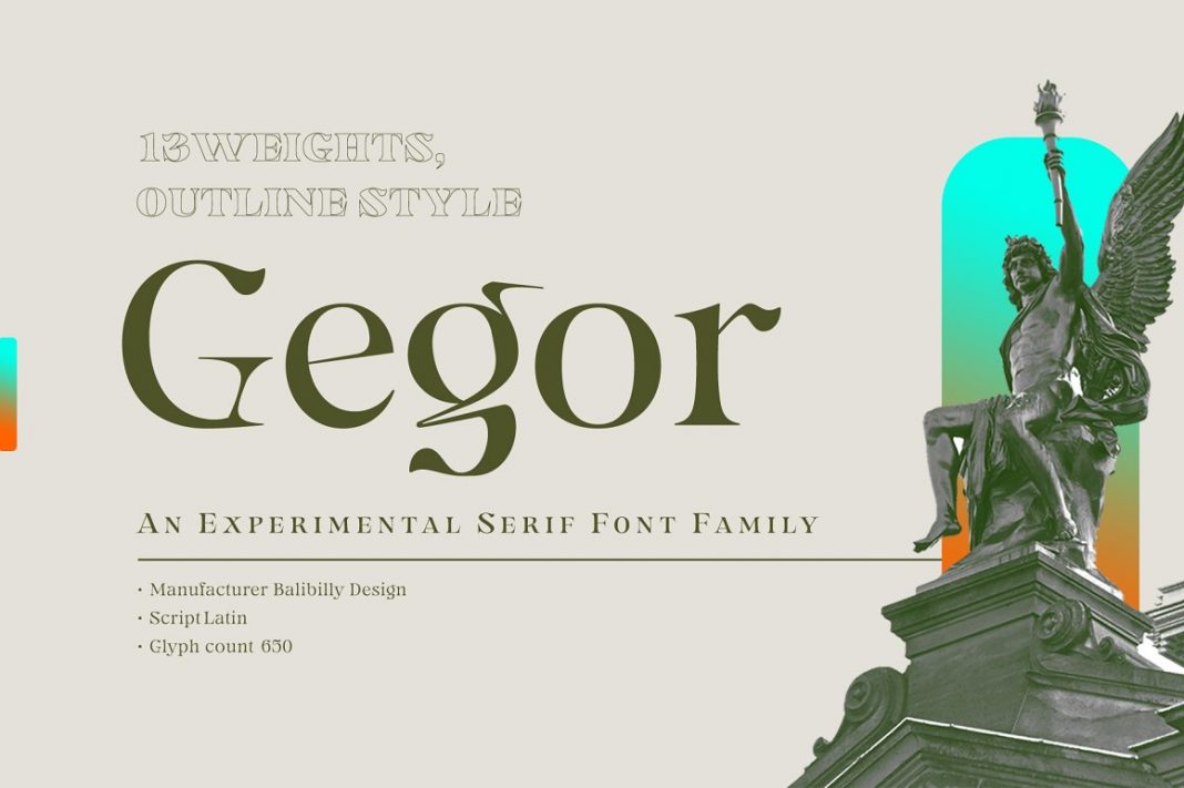 Gegor Serif Display Font