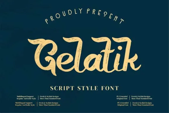 Gelatik Font