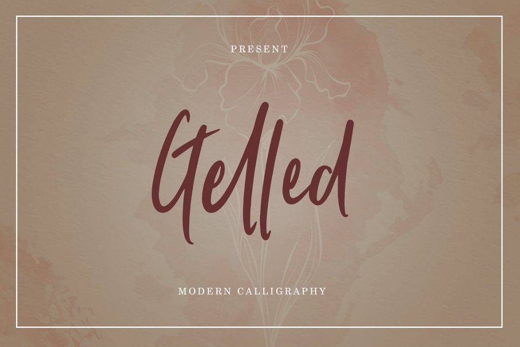 Gelled Script Font
