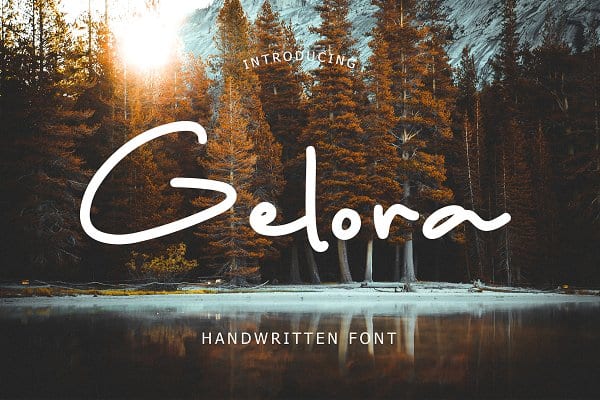 Gelora Handwritten Font