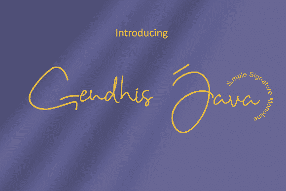 Gendhis Java Font