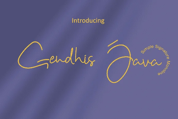 Gendhis Java Font