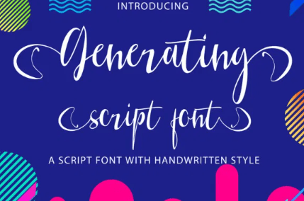 Generating Font