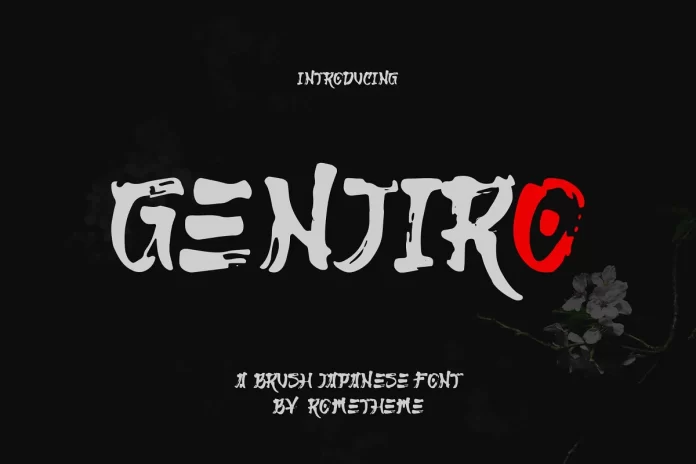 Genjiro - Japanese Font
