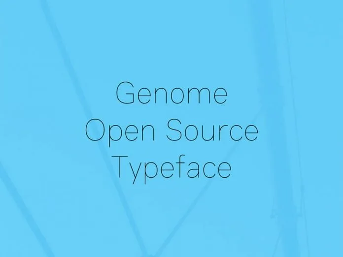 Genome — Open Source Typeface