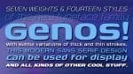 Genos Sans Serif Font Family [14-Weights]