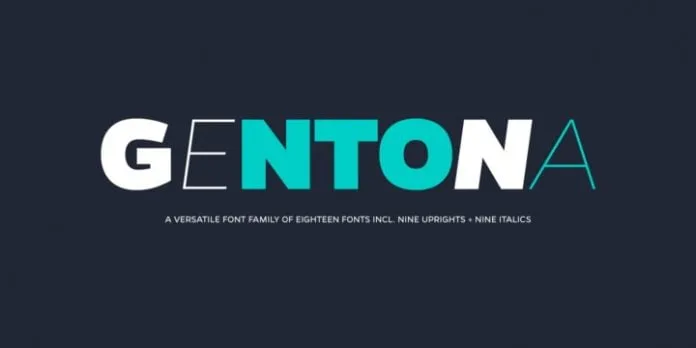 Gentona Font Gentona Font
