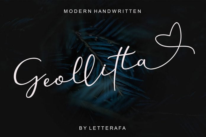 Geollitta - Modern Handwritten Font