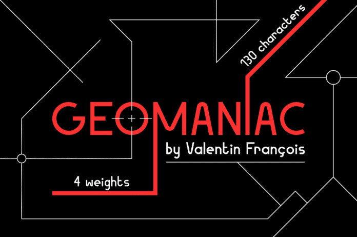 Geomaniac Font
