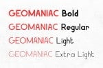 Geomaniac Font