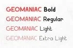 Geomaniac Font