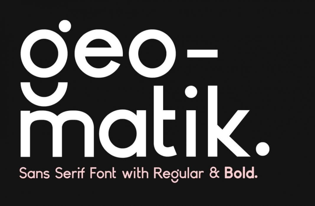 Geomatik Font