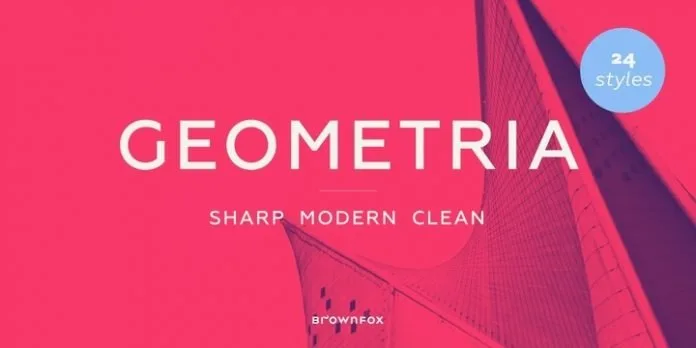 Geometria Font