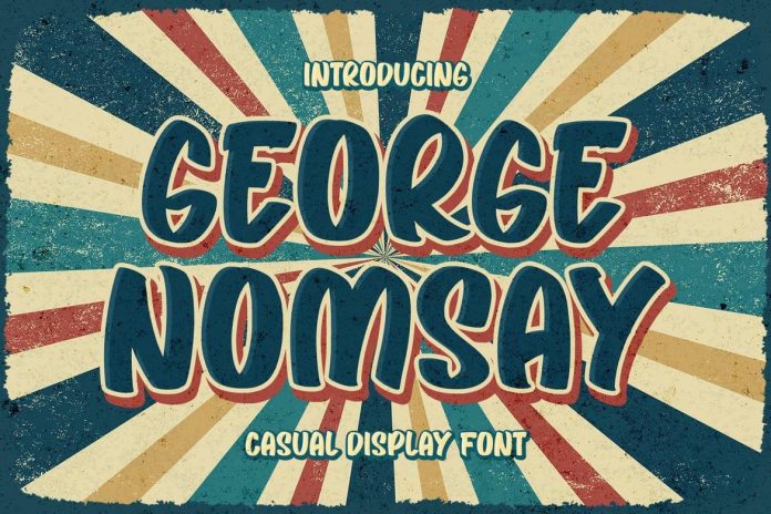 George Nomsay - Retro Font