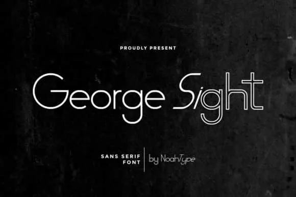 George Sight Font